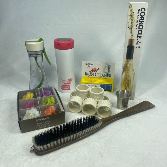 Mixed Brands Other - Kitchen Home Bundle DavidsTea Crate&Barrel Corkcicle Pewter Shot Glass 8+ Pc Lot